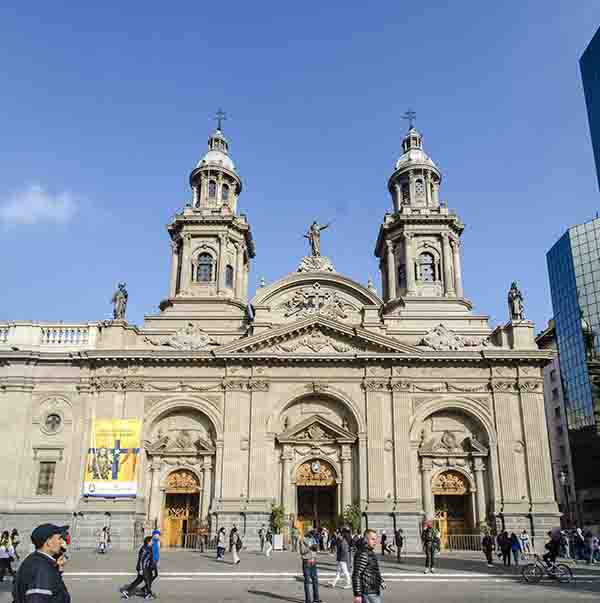 90 - Chile - Santiago de Chile - catedral de Santiago